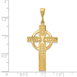14k Celtic Cross Pendant C1462