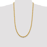 14K 26 inch 5.4mm Semi Solid Rope with Lobster Clasp Chain BC170