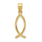 14k Ichthus Fish Pendant XR452