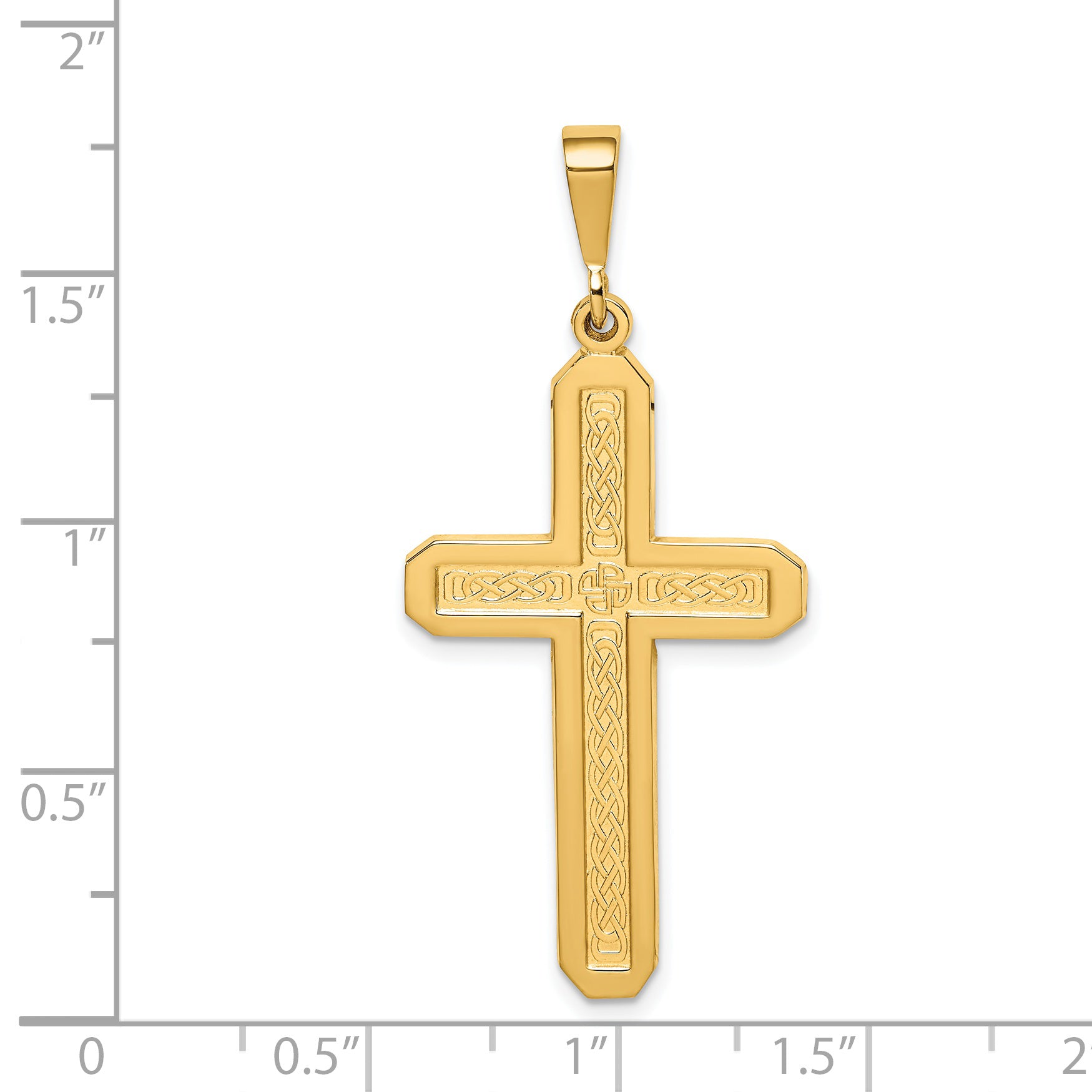 14k Celtic Knot Cross Pendant C1467