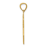 14k Diamond-cut Star of David Pendant C3741