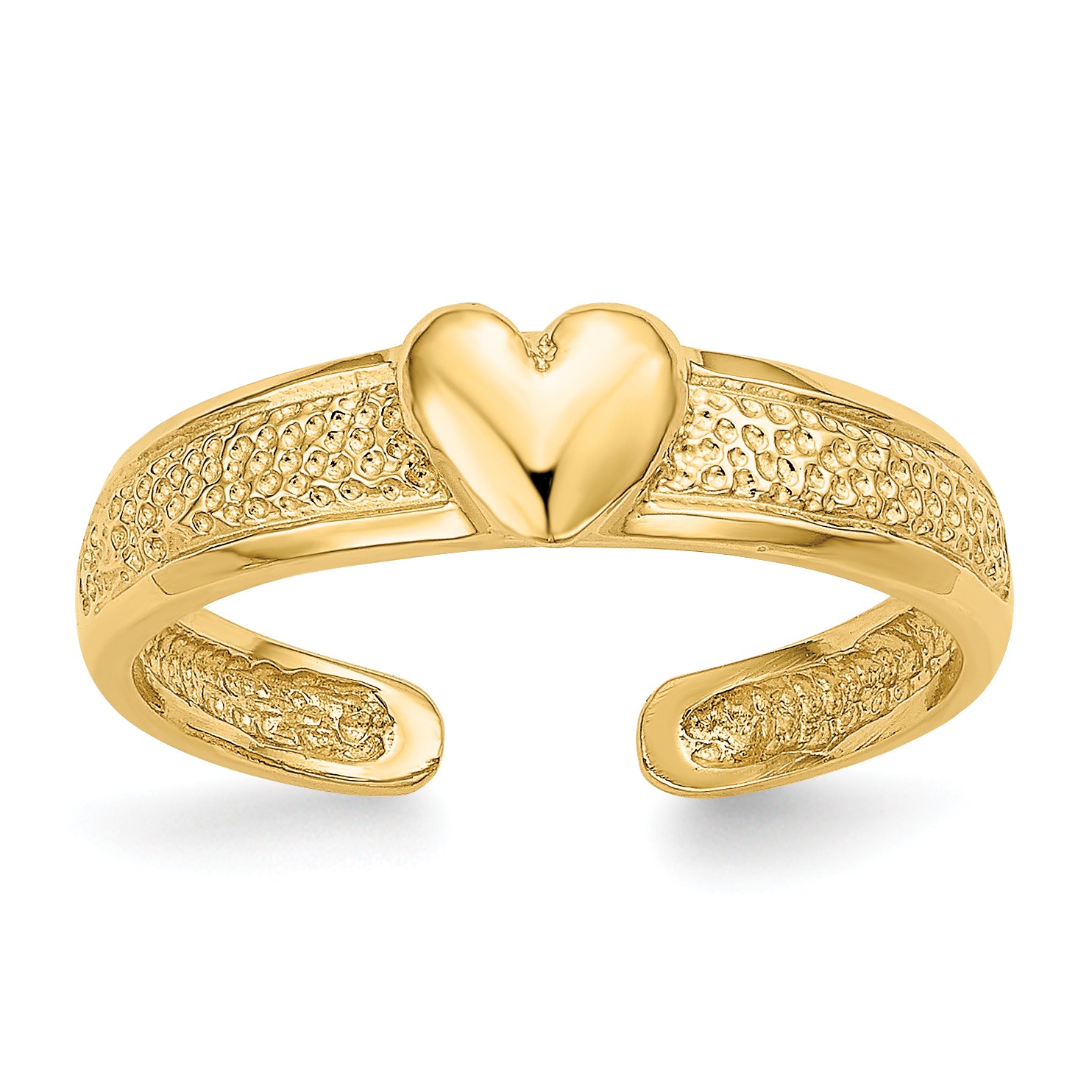 14k Heart Toe Ring C2071