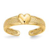 14k Heart Toe Ring C2071