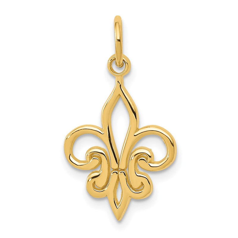 14k Fleur De Lis Charm K2756