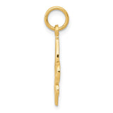 14k Fleur De Lis Charm K2756
