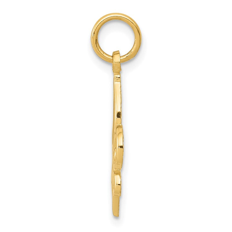 14k Fleur De Lis Charm K2756
