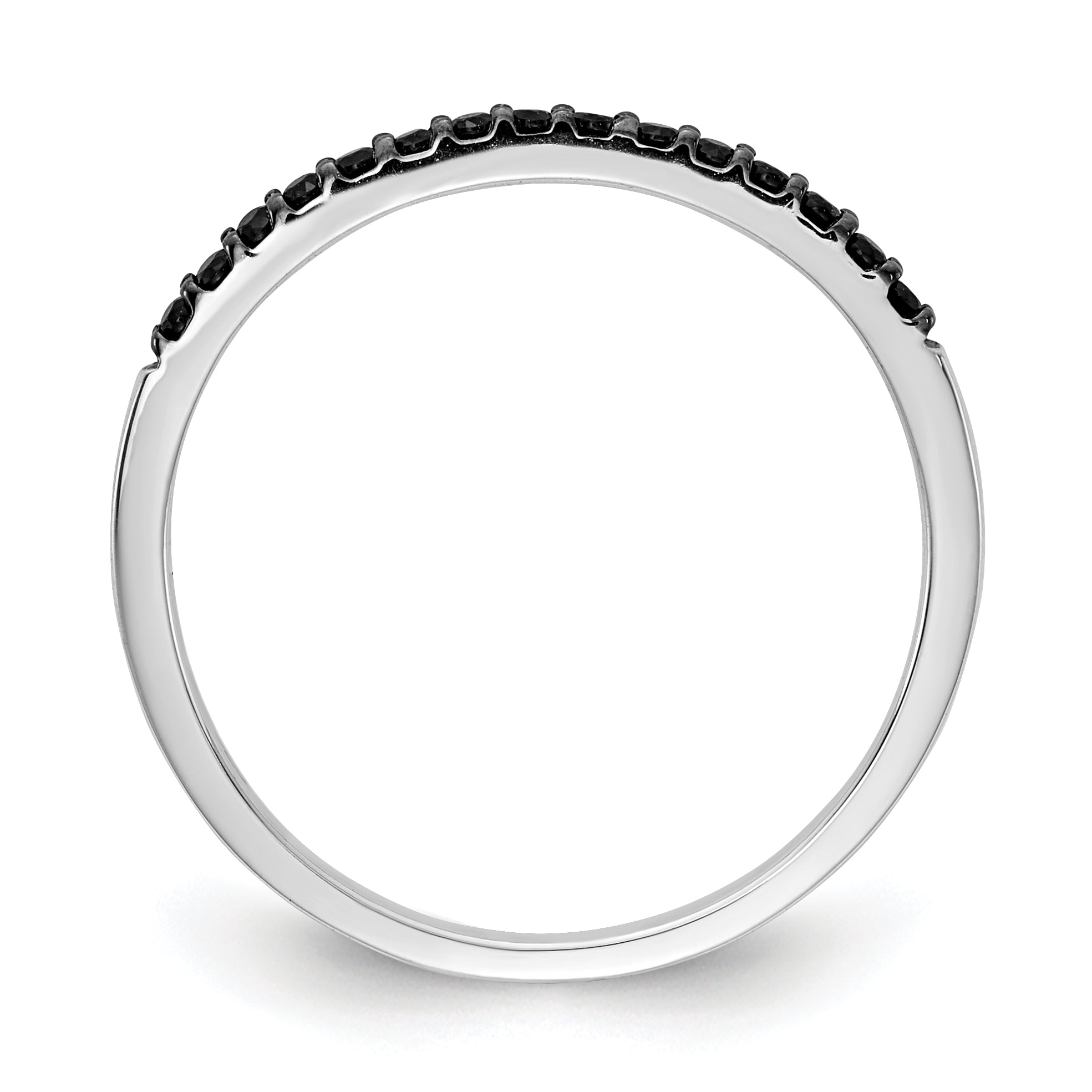 14k White Gold 2mm 1/8 carat Diamond Band RM5622