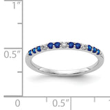 14k White Gold Diamond and Emerald Band RM5737