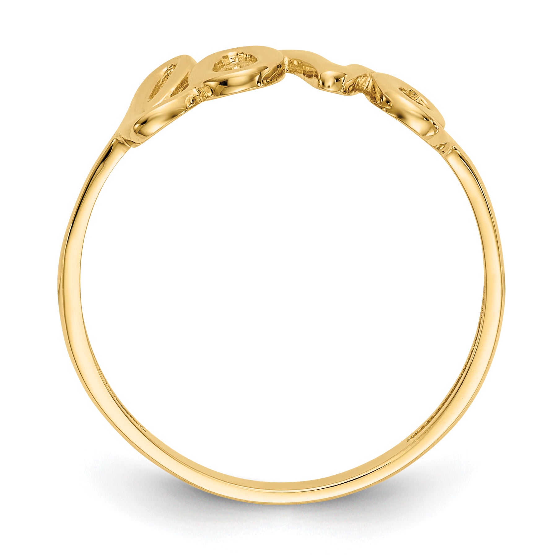 14k Polished LOVE Ring K5742