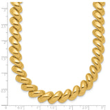 14k Polished 10mm 17 inch San Marco Necklace SM16