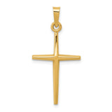 14k Polished Latin Cross Pendant XR1484