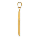14k Polished Latin Cross Pendant XR1484