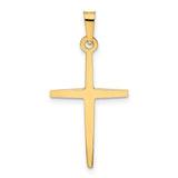 14k Polished Latin Cross Pendant XR1484