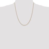 14K 26 inch 1.4mm Box with Lobster Clasp Chain BOX125