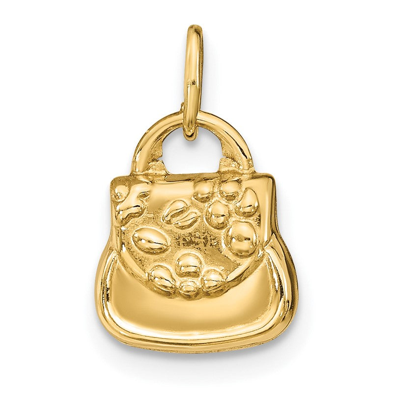 14k 3-D Purse Charm C3219