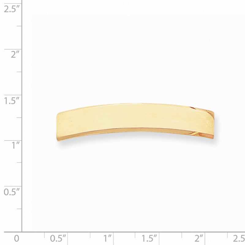 14k 47x8.5x1.25 mm ID Plate ID2