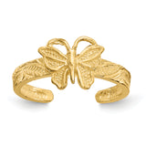 14K Butterfly Toe Ring K3830