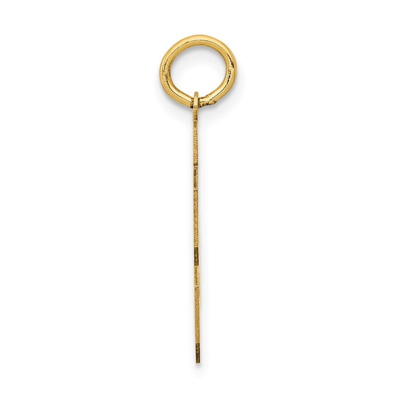 14k Medium Polished Number 23 Charm LM23