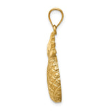 14k Diamond-cut Pineapple Charm C138