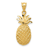 14k Diamond-cut Pineapple Charm C138