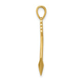 14K Polished 3-D Arrow Pendant K5404