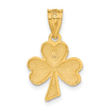 14k Shamrock Charm C1741