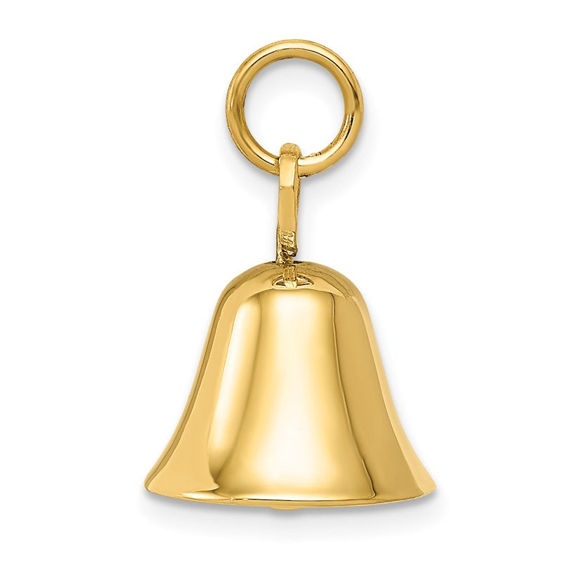 14k Moveable 3-D Wedding Bell Charm A0567