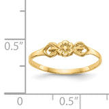 14K Flower Size 5 Baby / Childs Ring R532