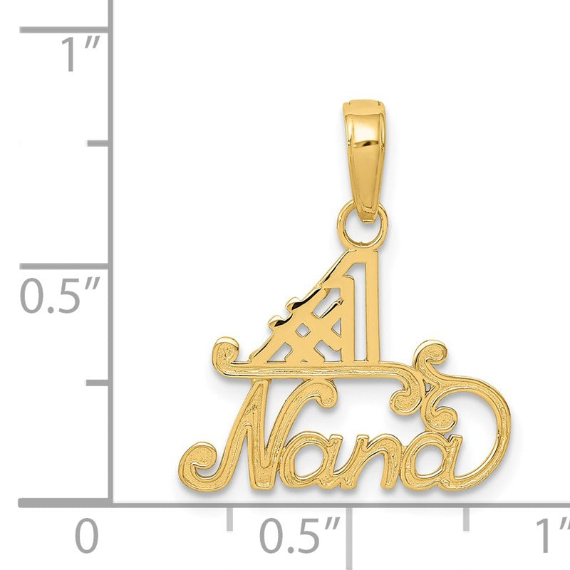 14k #1 NANA Charm K4724