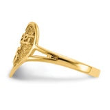 14k SWEET 16 Filigree Heart Ring CH263