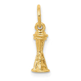 14k Solid Polished Seattle Space Needle Charm K858
