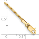 14K 26 inch 1.4mm Box with Lobster Clasp Chain BOX125