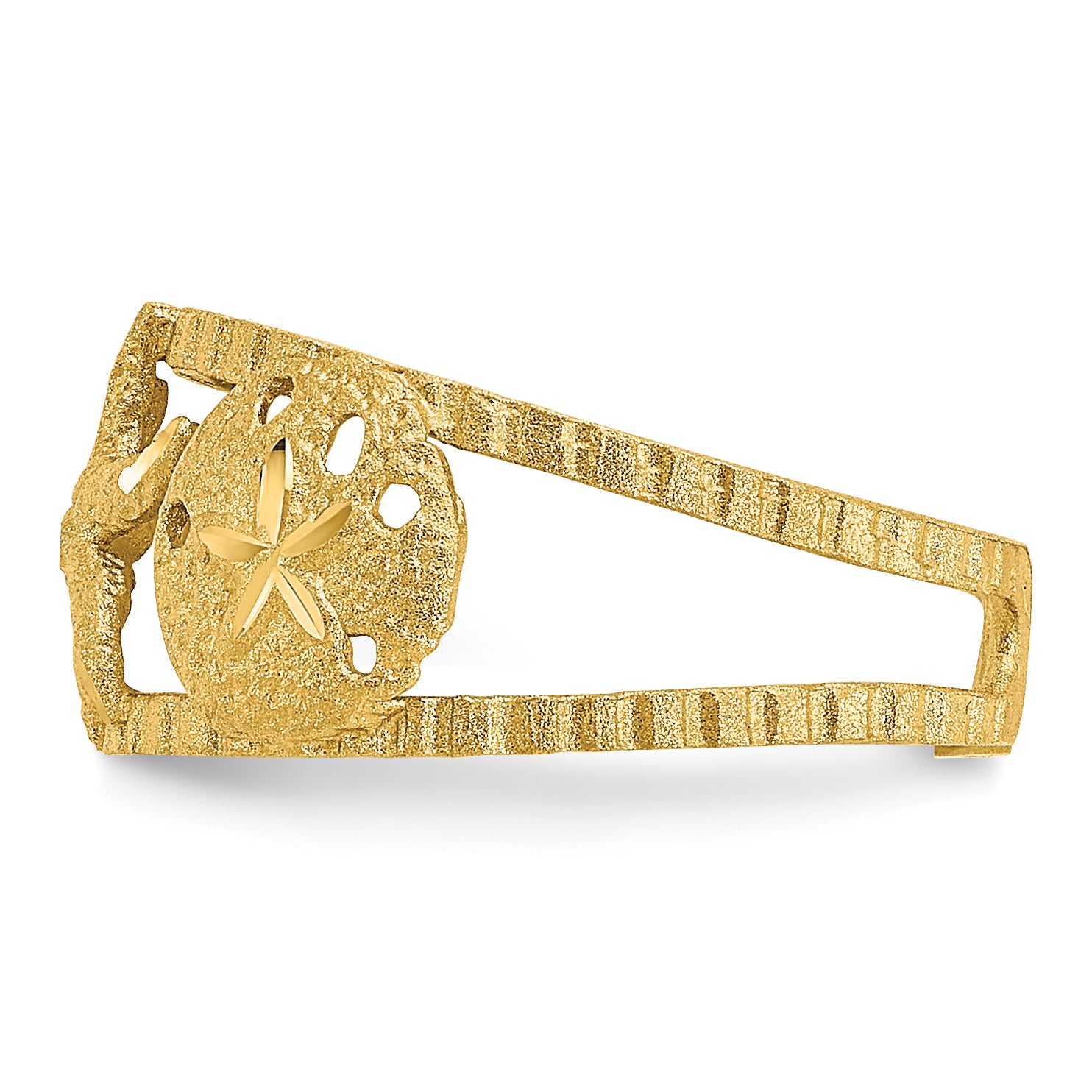 14k Starfish and Shells Toe Ring C2082