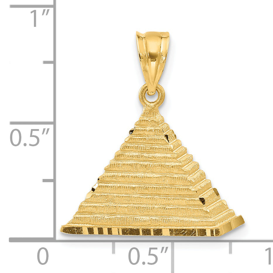 14k Pyramid Charm C1807