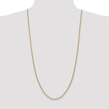 14K 14 inch 2.1mm Spiga with Lobster Clasp Chain PEN13