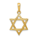 14K Star of David Pendant K532