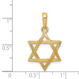 14K Star of David Pendant K532
