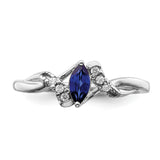 14k Diamond and Marquise Ruby Ring RM5753