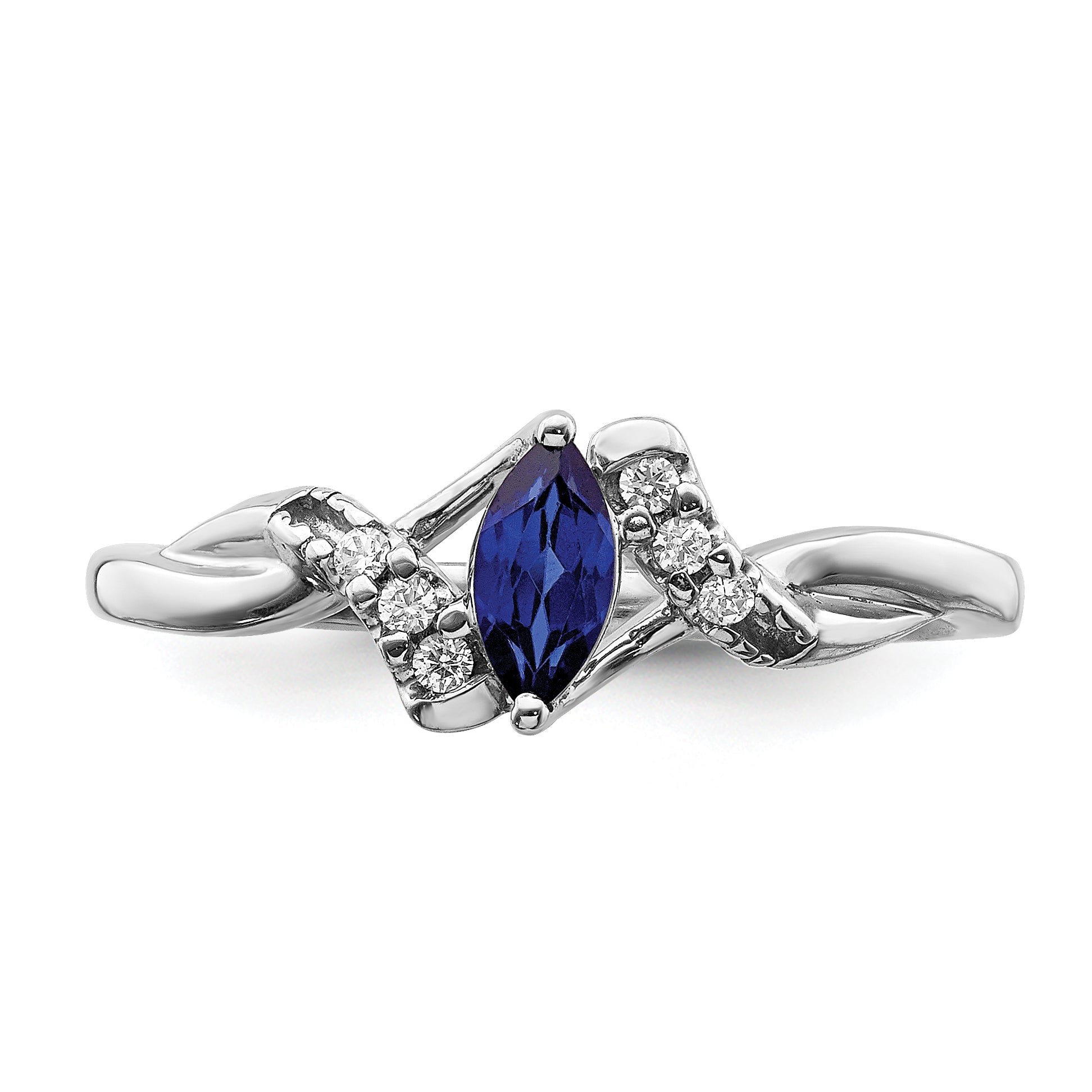 14k Diamond and Marquise Ruby Ring RM5753