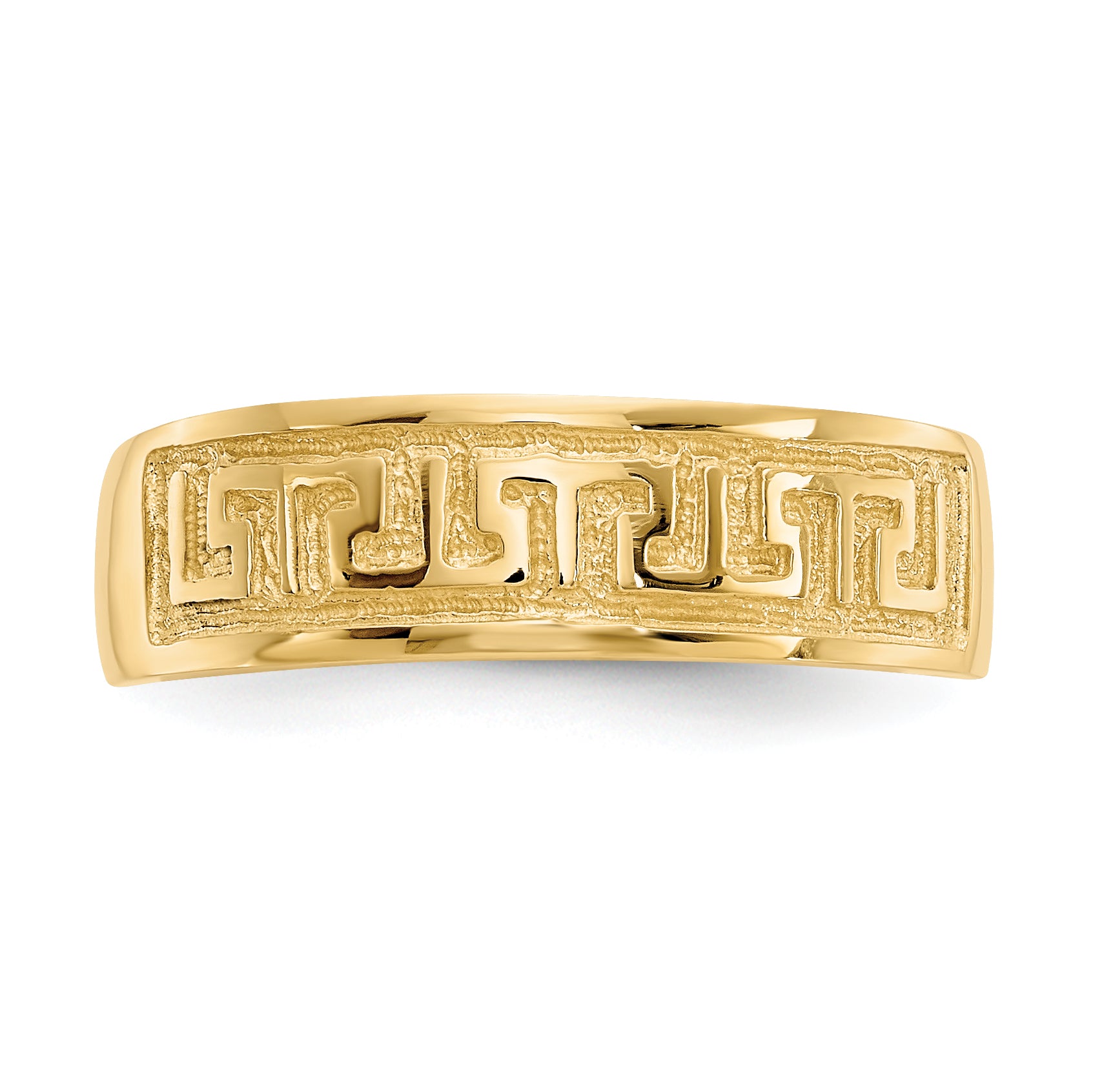 14k 5mm Greek Key Toe Ring R395