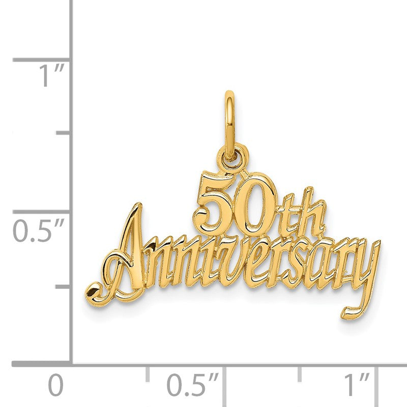 14k 50th ANNIVERSARY Charm C288