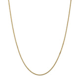 14K 26 inch 1.5mm Box with Lobster Clasp Chain BOX150