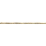14K 26 inch 1.5mm Box with Lobster Clasp Chain BOX150