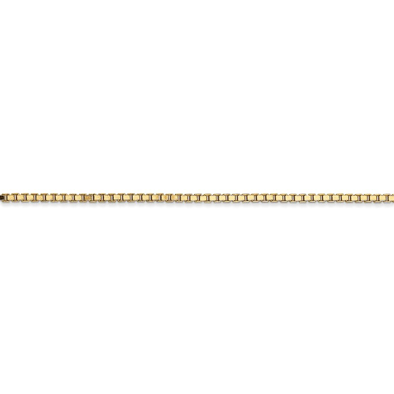 14K 26 inch 1.5mm Box with Lobster Clasp Chain BOX150