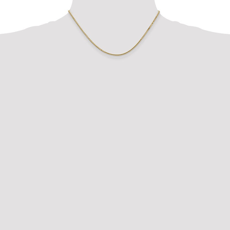 14K 26 inch 1.5mm Box with Lobster Clasp Chain BOX150