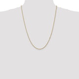 14K 26 inch 1.5mm Box with Lobster Clasp Chain BOX150