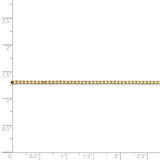 14K 26 inch 1.5mm Box with Lobster Clasp Chain BOX150