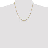14K 26 inch 1.5mm Box with Lobster Clasp Chain BOX150