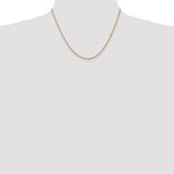 14K 26 inch 1.5mm Box with Lobster Clasp Chain BOX150
