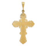 14k Fleur De Lis Cross Pendant C1965